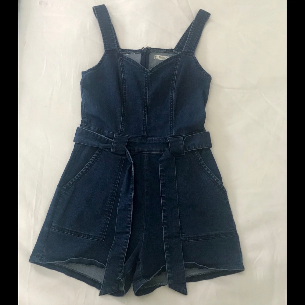 Miami Boutique Denim Playsuit